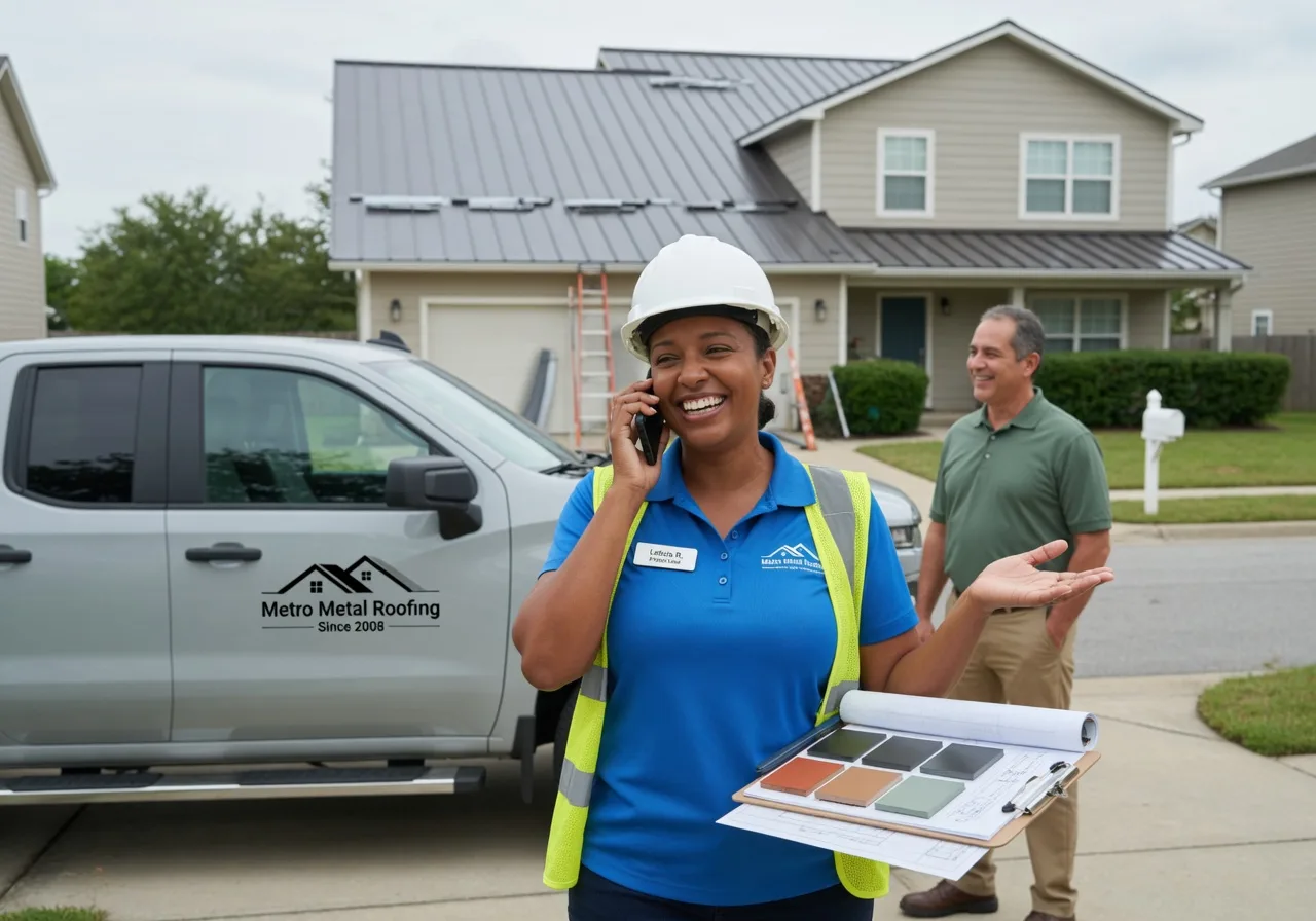 Storm Damage Metal Roof Repair in Roopville, GA